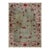 1930s Green Floral Antique Chinese Art Deco Carpet 9'9"x13'8" Knotted Wool Rug For Sale