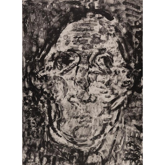 Modern André Cottavoz, Female Face, Lithograph For Sale - Image 3 of 6