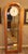 Late 20th Century Howard Miller “Eternity Ii” Curio Grandfather Clock, Model 610-683, Oak Case With Illuminated Mirrored Interior For Sale - Image 5 of 18
