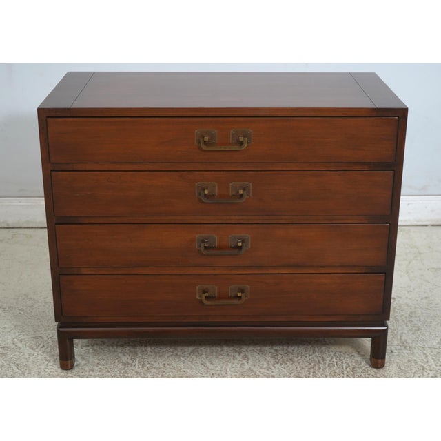 Age: Approx: 60 Years Old Details: Brass Capped Feet High Quality Construction Dovetailed Drawer Construction Nice...