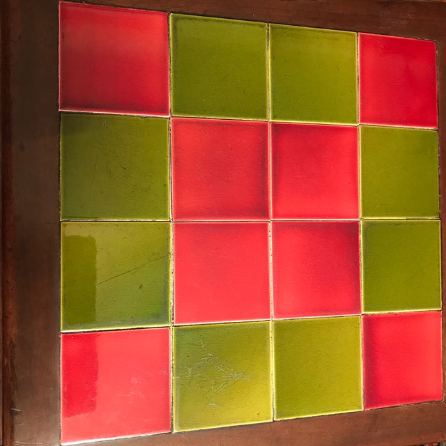 Antique Tile Top Pub Table Chairish