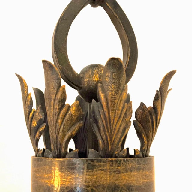 Contemporary Renaissance Inspired Iron & Mica "Avignon" Pendant by Fine Art Lamps For Sale - Image 10 of 13