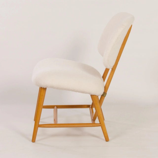 Alf Svensson Teve Easy Chair by Alf Svensson for Ljungs Industrier AB, 1950s For Sale - Image 4 of 13