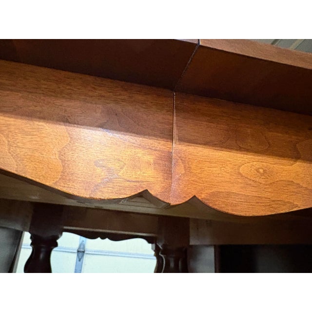 1950s Dining Set – Drop-Leaf Table, 6 Chairs For Sale In Kansas City - Image 6 of 12
