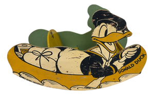 Antique Walt Disney Donald Duck Rocker - Rare!