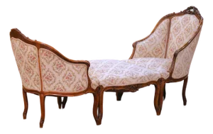 19th Century French Louis XV Provençal Walnut Duchesse Brisée Chaise Longue
