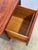 Wood Vintage Dyrlund Danish Rosewood Executive Desk – Mid Century Modern Office Desk With Drawers For Sale - Image 7 of 10