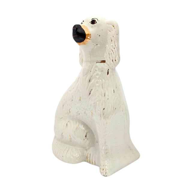 Late 19th-Century English Staffordshire Spaniel Mantel Dogs, Pair For Sale - Image 11 of 16