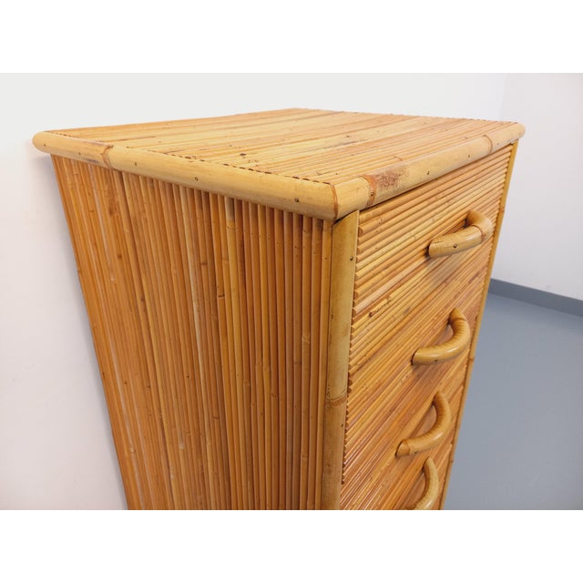 Vintage Rattan Chest of Drawers, 1970s For Sale - Image 14 of 15