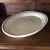 1990s Large Platter Agneta Livijn White With Double Blue Lines Around Rim For Sale - Image 5 of 13