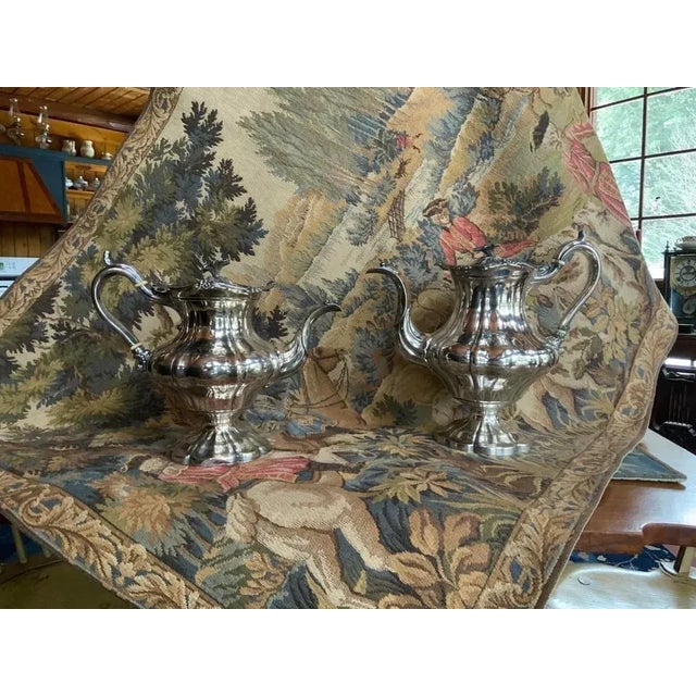 Victorian Sheffield Silverplate Tea & Coffee Service - James Dixon & Sons For Sale - Image 13 of 13