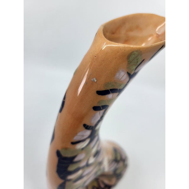 Vintage Ceramic Soliflore Vase by Gabrielle Mackiewicz, France, 1960s For Sale - Image 4 of 11