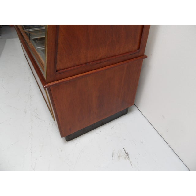 Antique Mahogany Bakery Display Cabinet, 1920s For Sale - Image 3 of 18
