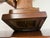 Late 20th Century Arts & Crafts Tapered Wood Column Table Lamp For Sale - Image 12 of 12