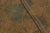 Burnt Orange Contemporary Geometric Wool Rug in Green & Brown by Rug & Kilim, India For Sale - Image 8 of 10