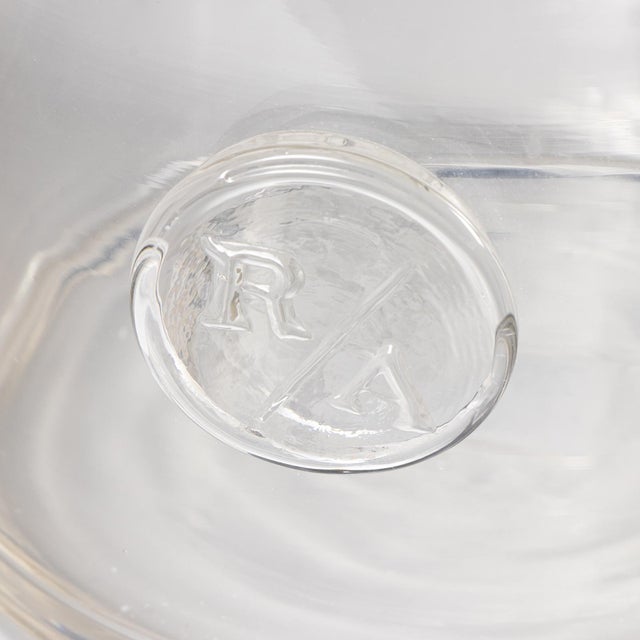 Contemporary Monogram Glass Votive Large, Clear For Sale - Image 3 of 5