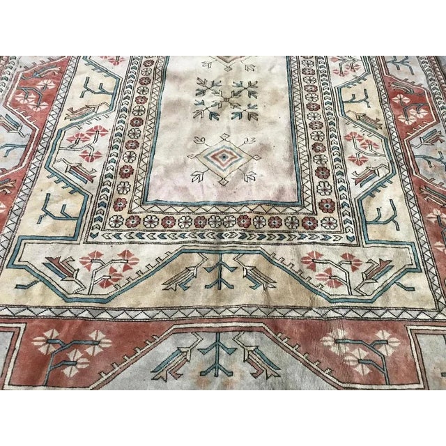 Large Vintage Turkish Kars Rug For Sale - Image 16 of 17