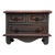 Vintage Asian Inspired Small Solid Wood Painted Apothecary Chest, Maroon, Burgundy, Forest Green For Sale