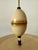Vintage Art Deco Streamline Moderne Saucer Form Tole Chandelier For Sale - Image 4 of 11