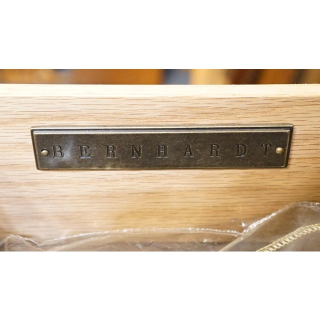 Bernhardt Furniture Solid Cherry Contemporary Italian Neoclassical Tuscan Style 73" Buffet W. Granite Top 802-133 For Sale - Image 12 of 16