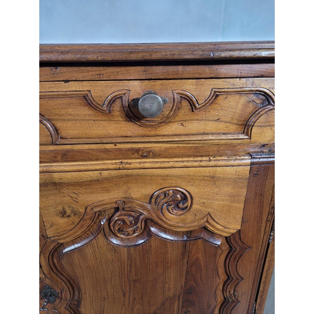 Louis XV Style Low Walnut Sideboard For Sale - Image 4 of 13