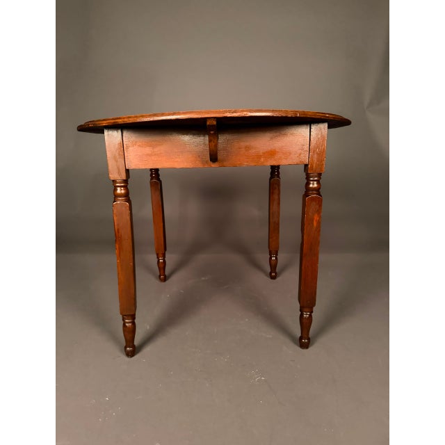 19th Century Late 19th Century American Round Dining Table, Circa 1890 For Sale - Image 5 of 12