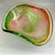 This gorgeous bowl brings bright and cheery colors of pink, mint lime green and tangerine swirled together in a milky...