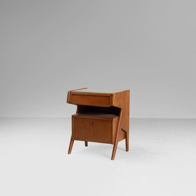 Mid-Century Wooden Nightstand, 1960s For Sale - Image 12 of 12