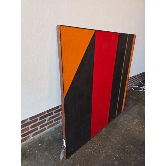 Abstract 1950s Bold Abstract by Fredric Karoly For Sale - Image 3 of 11