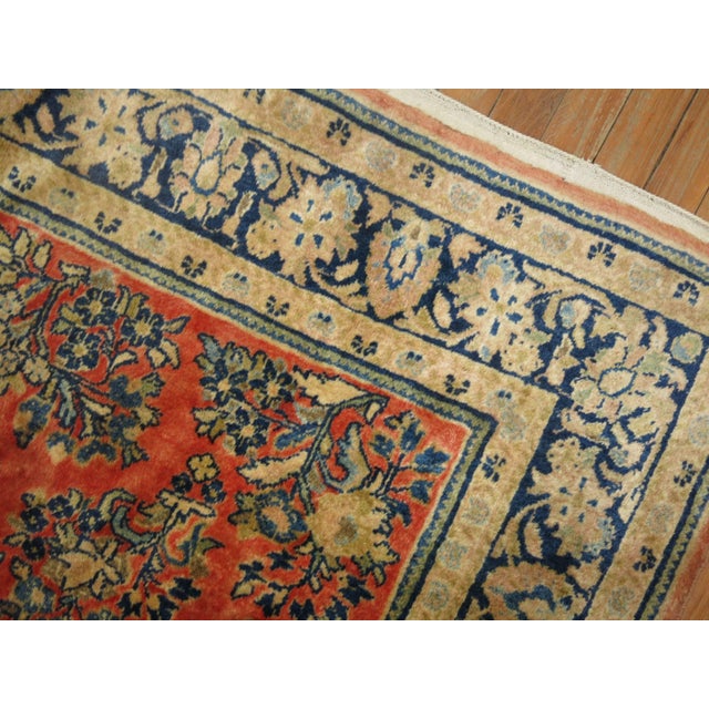 Textile Late 20th Century Persian Sarouk Rug For Sale - Image 7 of 18