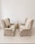 Linen Pair of Gregorius Pineo High Back Loveseats in Oatmeal Linen For Sale - Image 8 of 11