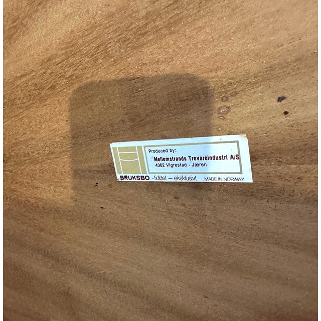 Brown Rosewood Coffee Table from Bruksbo, Norway, 1960s For Sale - Image 8 of 9