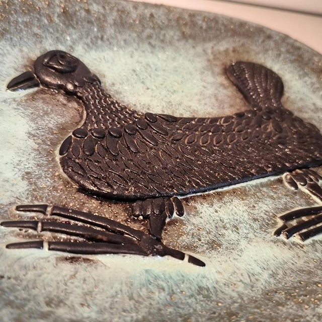 Vintage Ceramic Dish by Marie-Henriette Bataille for Dour, 1970 For Sale - Image 3 of 10