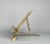 Large Vintage Solid Brass Lyre Harp Adjustable Book Stand Holder For Sale - Image 4 of 7