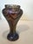 1900 - 1909 Elegant Art Nouveau Trumpet-Topped Vase Swirled Purple; Blue and Gold Iridescence For Sale - Image 5 of 6