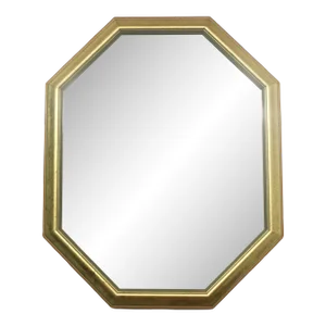 Mid Century Modern Octagon Wall Mirror