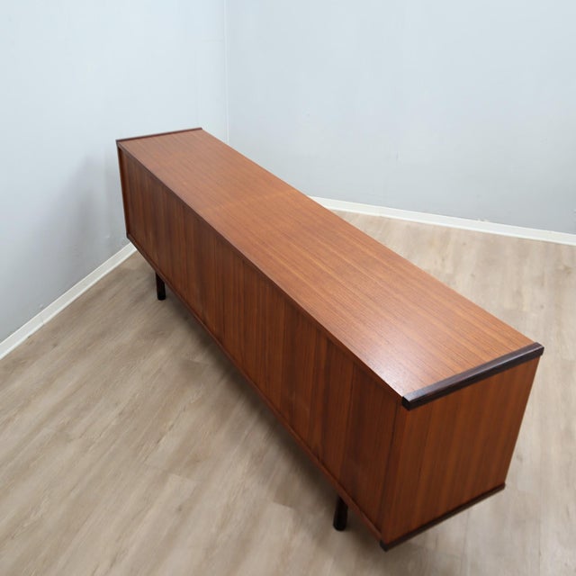 Brown Italian Teak Sideboard by George Coslin for 3V, 1950s For Sale - Image 8 of 13