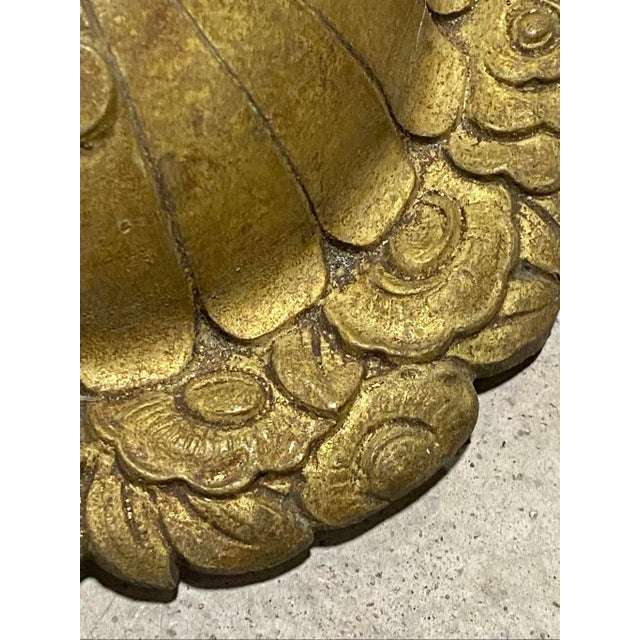 Traditional Vintage Floral Rose Bronze Ceiling Light Plate For Sale - Image 3 of 4