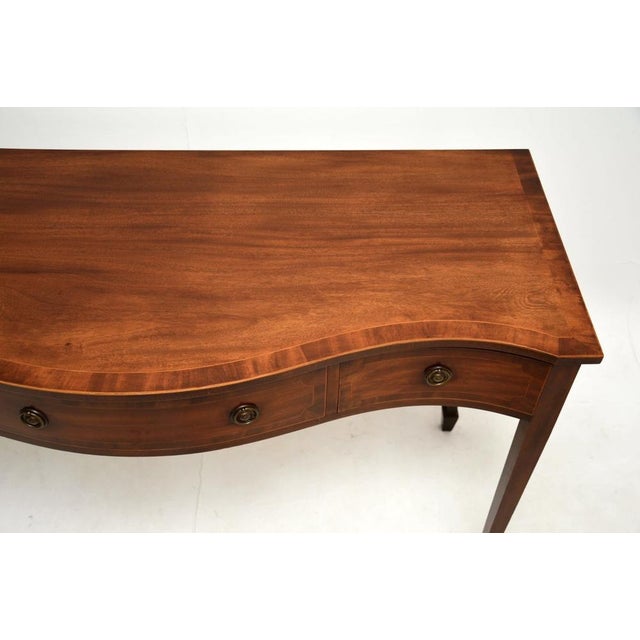 Wood Sheraton Style Console Table, 1920s For Sale - Image 7 of 10