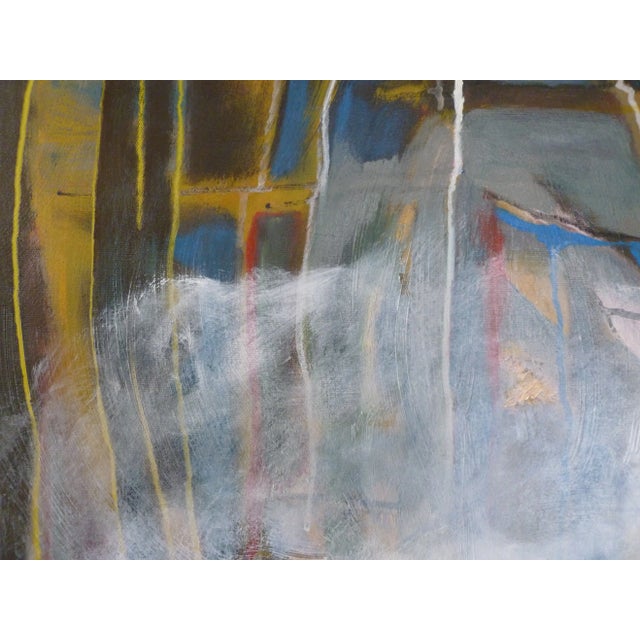Textile "Lower Falls" Large Abstract Oil and Acrylic Painting by Scott Spencer For Sale - Image 7 of 8