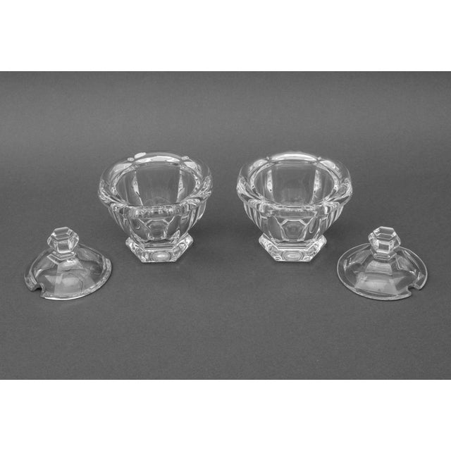 Mid 20th Century Baccarat Crystal Covered Compotes, Pair For Sale - Image 5 of 9