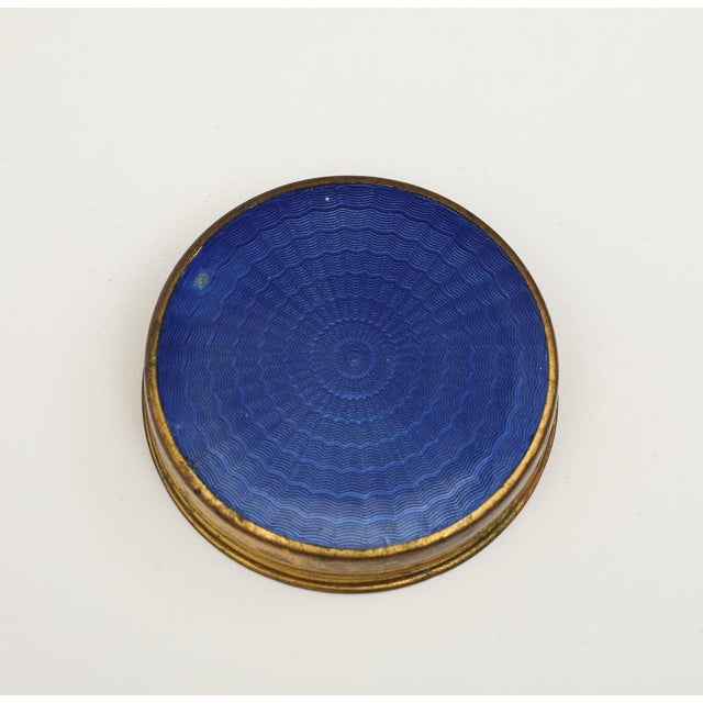 19th C. Gilt Dressing Jar With Enamel For Sale In New York - Image 6 of 10