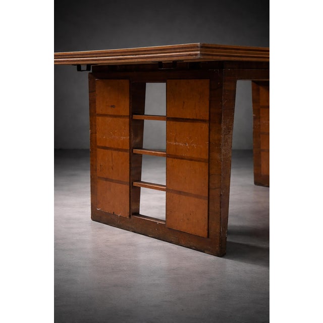 Art Deco Italian Dining Table attributed to Gio Ponti, Padova, 1940s For Sale - Image 11 of 16