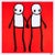 STIK, Holding Hands Signed (Red), 2020 Lithographic print in colour on 140 gsm smooth woven paper 50 x 50 cm (19.65 x...