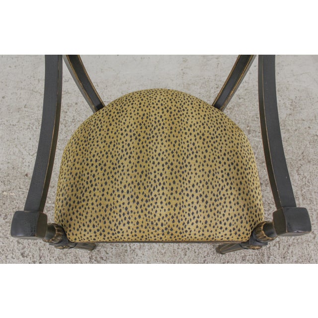 Paint Neoclassical Paint Decorated Open Armchair For Sale - Image 7 of 13