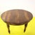 Round Solid Wood Table with Turned Legs