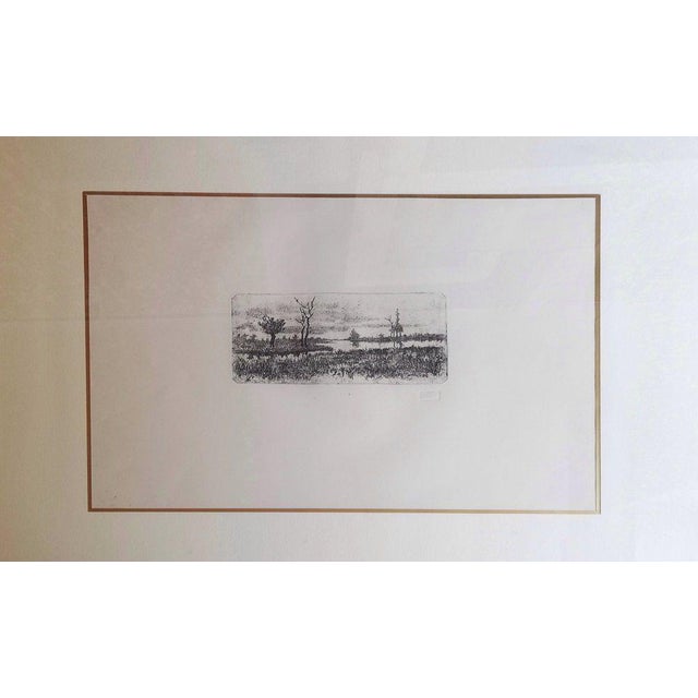 Giovanni Fattori, In the Pisan Plain, 1925, Etching For Sale