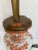 Mid 20'th C. Chinoiserie Kutani Orange White Table Lamp For Sale - Image 9 of 11