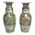 Large 1860 Qing Dynasty Rose Medallion Vases, a Pair For Sale