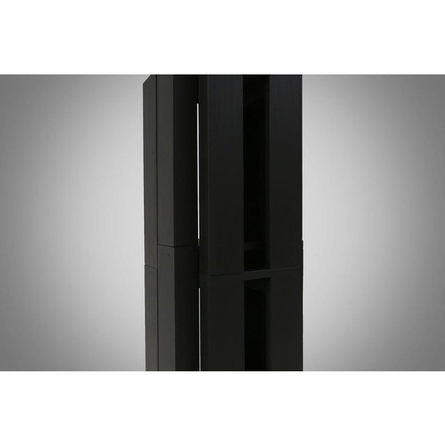 Black Stackable Stool by Bram Vanderbeke, Belgium For Sale - Image 18 of 18